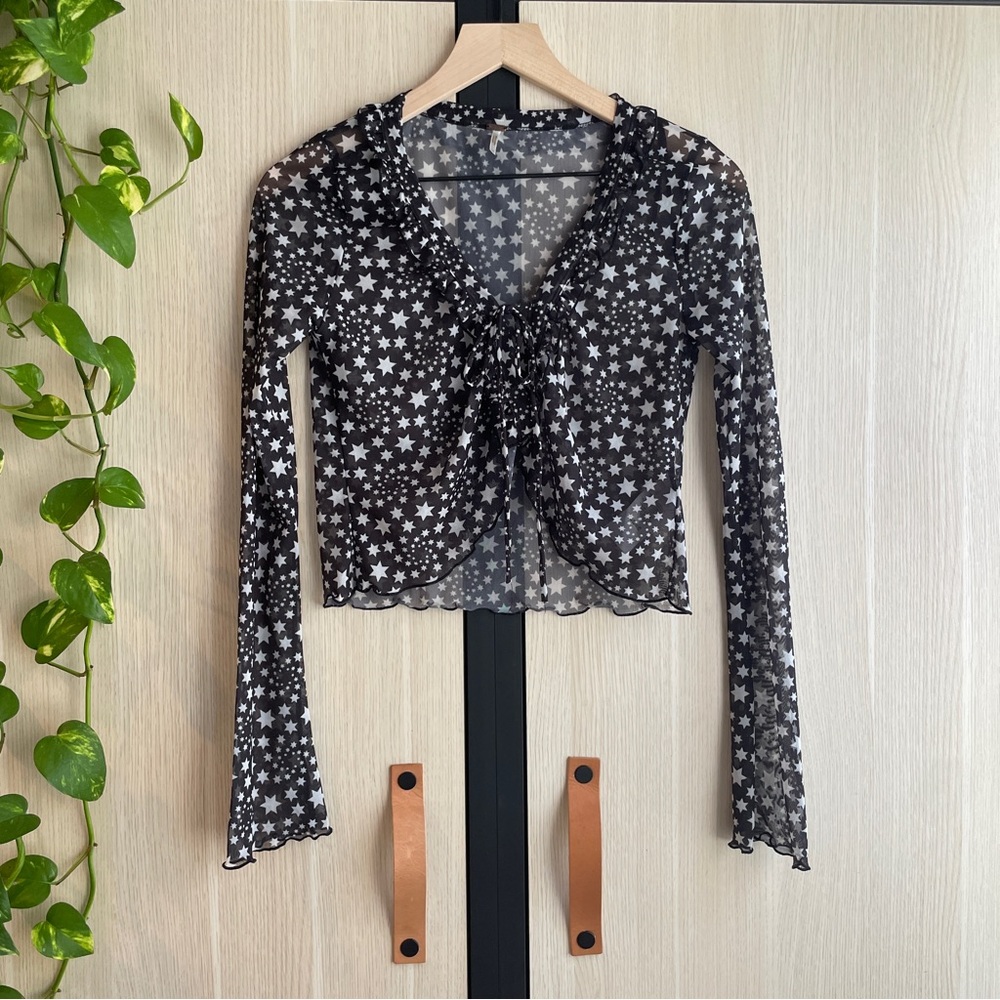 Free People Star Sheer Top